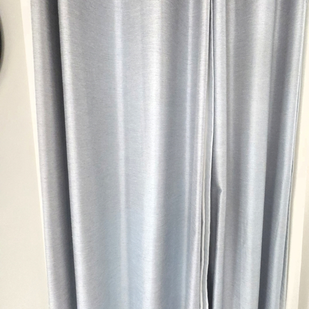 4 JCPenney Home Silver Gray Curtains - 50 X 84